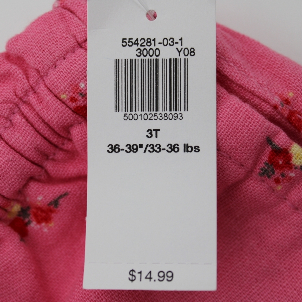 NWT Old Navy Toddler Girls Floral Pull-On Shorts – 3T - Picture 5 of 6